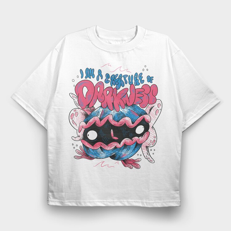 Ocean Creatures 04, Tricou Oversize Barbati (Unisex)