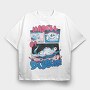 Ocean Creatures 09, Tricou Oversize Barbati (Unisex)