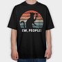 Ew, People Cat, Tricou Oversize Barbati (Unisex)