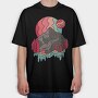 Mountain Rainbow Planets, Tricou Oversize Barbati (Unisex)