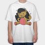 Rude Teddy Bear, Tricou Oversize Barbati (Unisex)