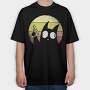Pew Pew Cat, Tricou Oversize Barbati (Unisex)