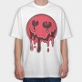 Droopy Smiley Face, Tricou Oversize Barbati (Unisex)