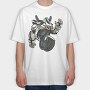 Motorclycle K N, Tricou Oversize Barbati (Unisex)