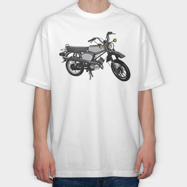 Bike, Tricou Oversize Barbati (Unisex)