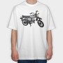 Bike, Tricou Oversize Barbati (Unisex)