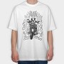 Biker Girl, Tricou Oversize Barbati (Unisex)