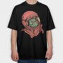 Cat Astronaut, Tricou Oversize Barbati (Unisex)