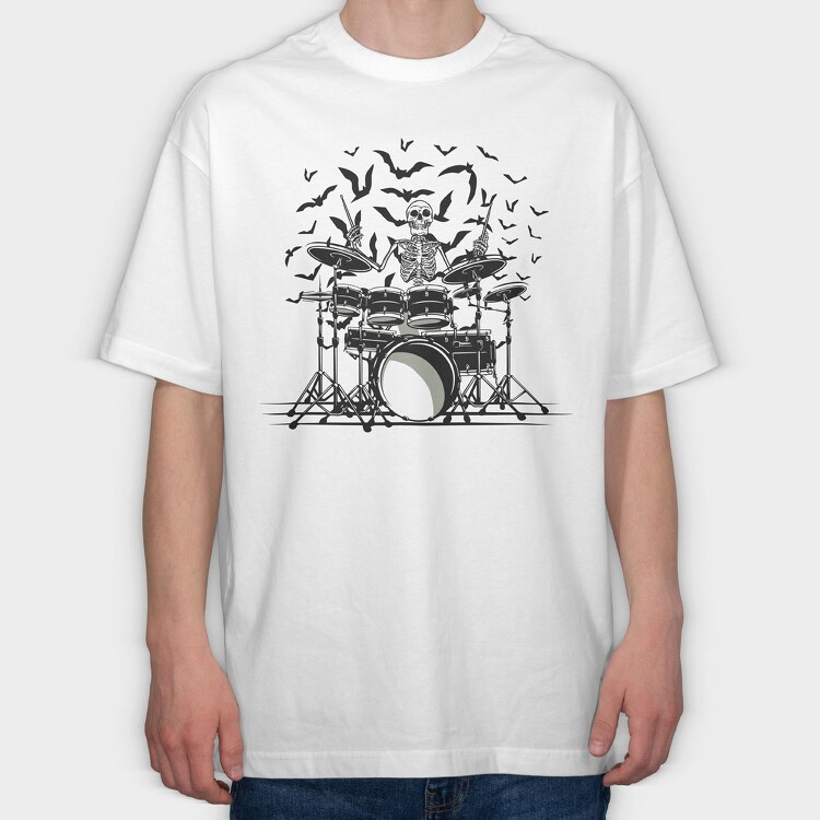 Drummers be Crazy, Tricou Oversize Barbati (Unisex)