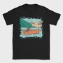 Fisherman Boat, Tricou Barbati (Unisex)
