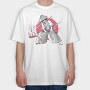 Samurai Blood, Tricou Oversize Barbati (Unisex)