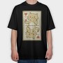 Cat Card, Tricou Oversize Barbati (Unisex)