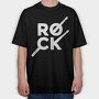 Rock Grunge, Tricou Oversize Barbati (Unisex)