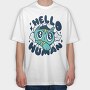 Hello Human, Tricou Oversize Barbati (Unisex)