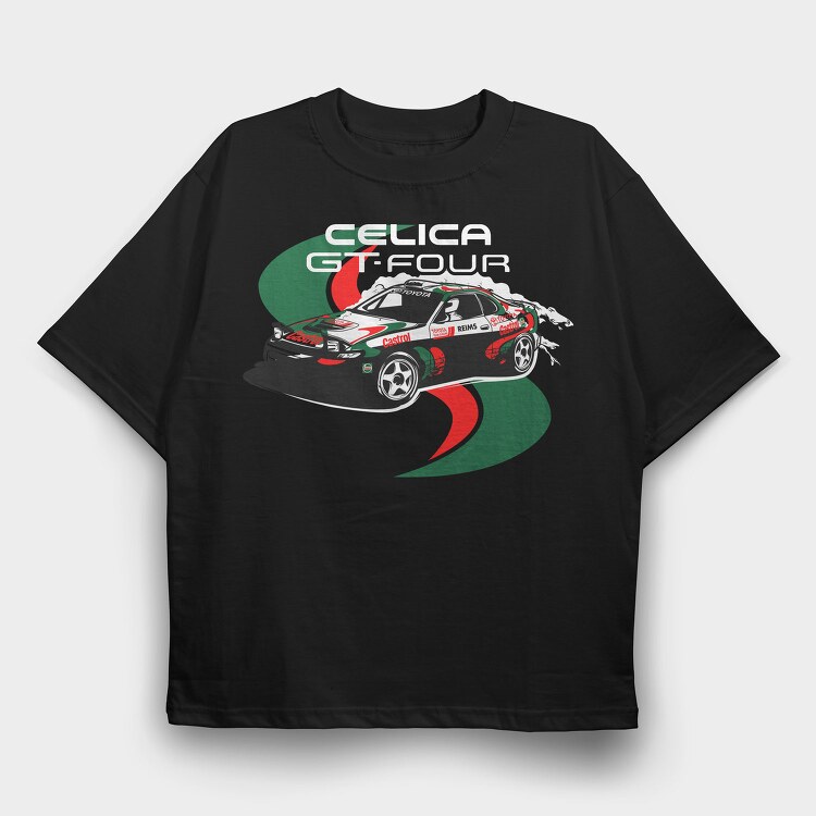 Celica GT Four, Tricou Oversize Barbati (Unisex)