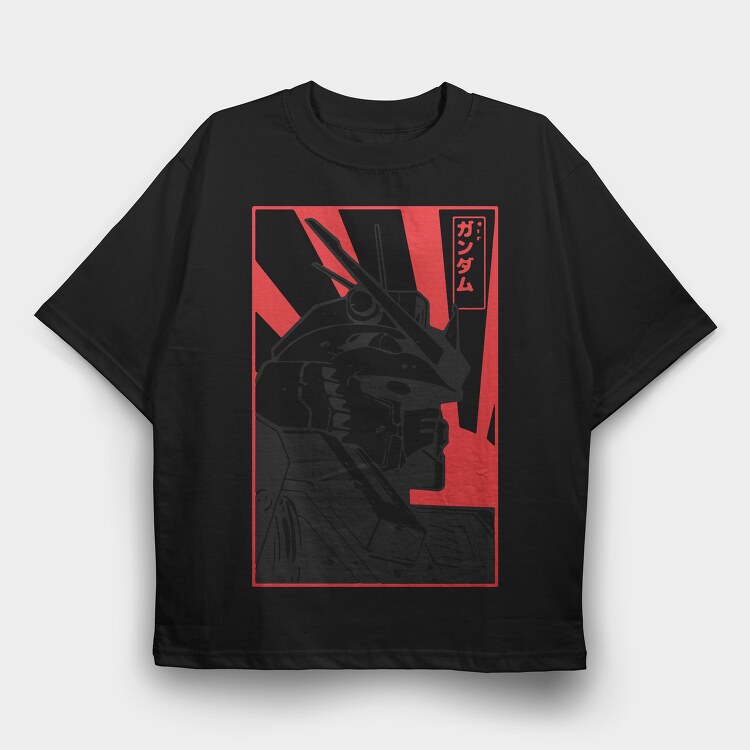 Gundam Rx 78, Tricou Oversize Barbati (Unisex)