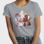 Unicorn Deer Christmas, Tricou Femei