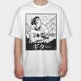 Samurai PlayGuitar, Tricou Oversize Barbati (Unisex)