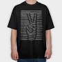Peace Sign 3D, Tricou Oversize Barbati (Unisex)
