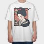 Geisha Traditional, Tricou Oversize Barbati (Unisex)