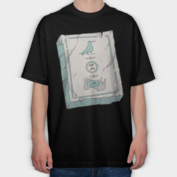 Egyptian Stone, Tricou Oversize Barbati (Unisex)