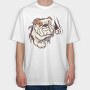 Bull Dog, Tricou Oversize Barbati (Unisex)