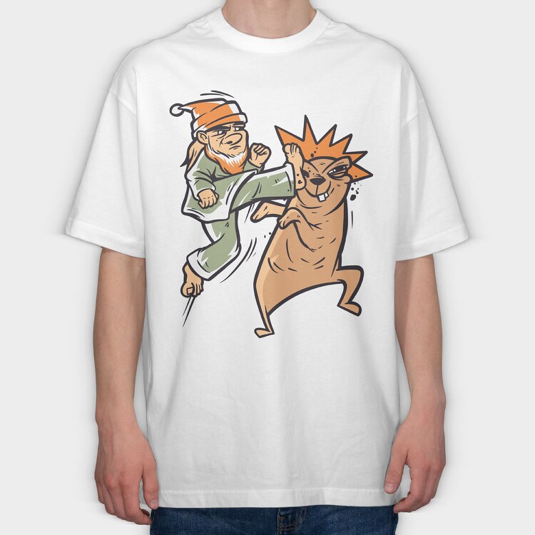 Karatefight, Tricou Oversize Barbati (Unisex)