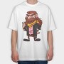 Metal Man Cartoon, Tricou Oversize Barbati (Unisex)