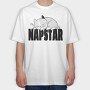 Napstar, Tricou Oversize Barbati (Unisex)