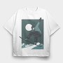 Snowboarder, Tricou Oversize Barbati (Unisex)
