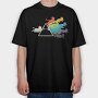 Prisma Cats, Tricou Oversize Barbati (Unisex)