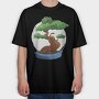 Bonsai Tree, Tricou Oversize Barbati (Unisex)