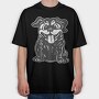 Funny Blackdog, Tricou Oversize Barbati (Unisex)
