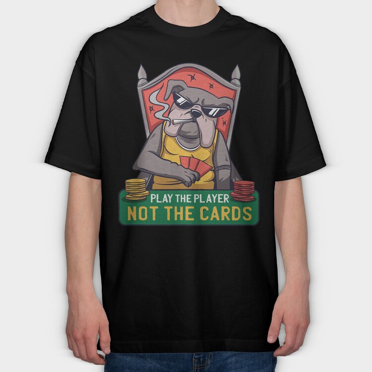 Play The Player, Tricou Oversize Barbati (Unisex)