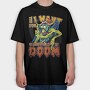 Christmas Doom, Tricou Oversize Barbati (Unisex)