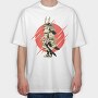 Samurai Dog, Tricou Oversize Barbati (Unisex)