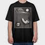 Space Dog, Tricou Oversize Barbati (Unisex)