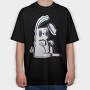 Trippy Bunny, Tricou Oversize Barbati (Unisex)