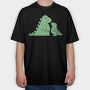 Cute Dinosaur, Tricou Oversize Barbati (Unisex)