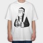 Goth Santa, Tricou Oversize Barbati (Unisex)