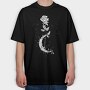 Moon Rose, Tricou Oversize Barbati (Unisex)