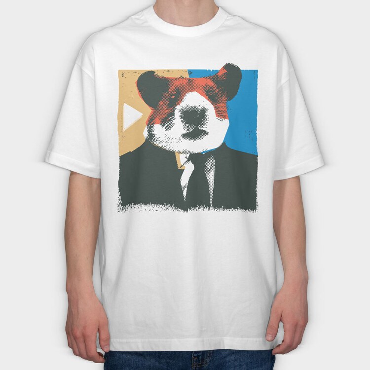 Hamster Head, Tricou Oversize Barbati (Unisex)