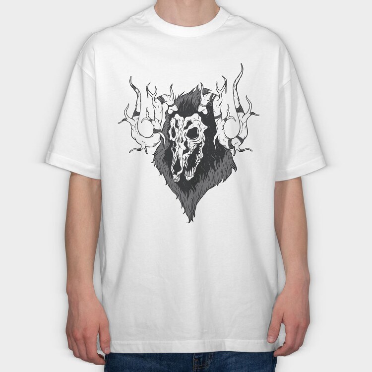 Wendigo, Tricou Oversize Barbati (Unisex)