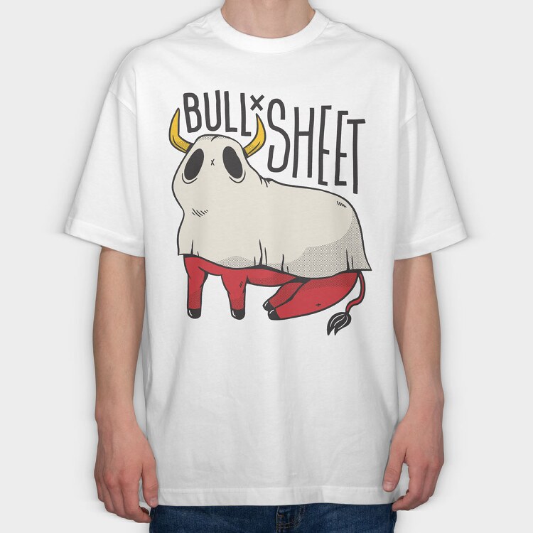 Bull Sheet, Tricou Oversize Barbati (Unisex)
