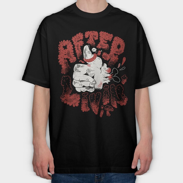 Funny Afterlife 03, Tricou Oversize Barbati (Unisex)