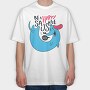Happy Sausage, Tricou Oversize Barbati (Unisex)