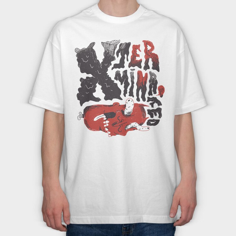 Funny Afterlife 09, Tricou Oversize Barbati (Unisex)