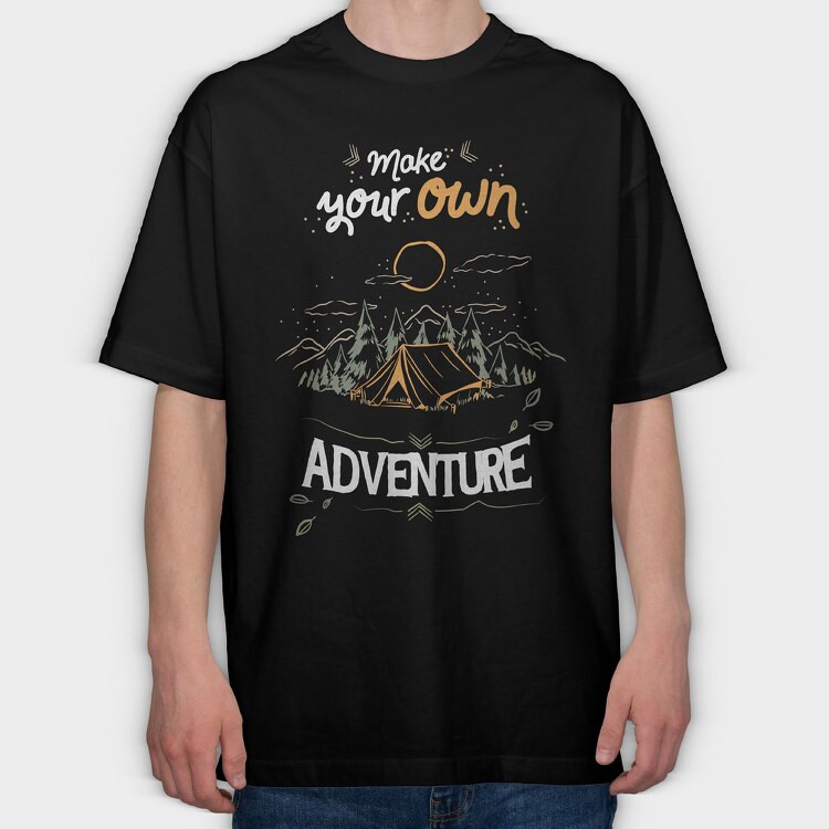 Make Your Own Adventure, Tricou Oversize Barbati (Unisex)