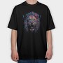 Lion Colors, Tricou Oversize Barbati (Unisex)