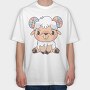 Cute Aries, Tricou Oversize Barbati (Unisex)